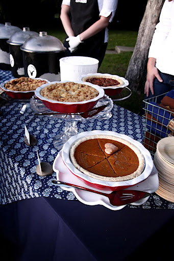 Local Grand Traverse Pie Company brought four different pies, and served them with local Moomers ice cream in five delicious flavors (vanilla bourbon, cinnamon swirl, and chocolate malt, to name a few...) Local Grand Traverse Pie Company brought four different pies, and served them with local Moomers ice cream in five delicious flavors (vanilla bourbon, cinnamon swirl, and chocolate malt, to name a few...)