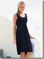 Banded Empire Jersey Dress