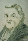 050 - Maman - 1993<br />
65 x 50 - Dessin plume. Encre Chine sur papier