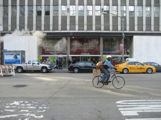 Here is the NY staples store where the items launched.