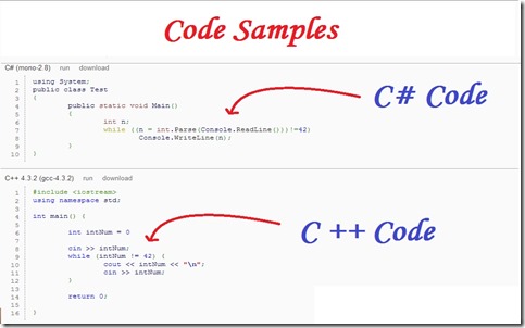 Sample Codes