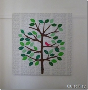 Family Tree Quilt - on canvas