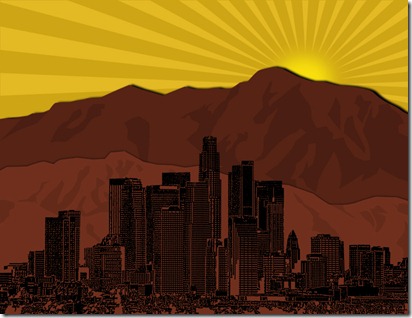 Los Angeles Sunset etsy