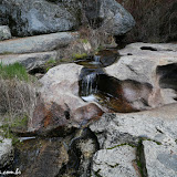 Cachoeira naTrilha para Ella Falls - Sequoia e Kings Canyon NP, California. EUA