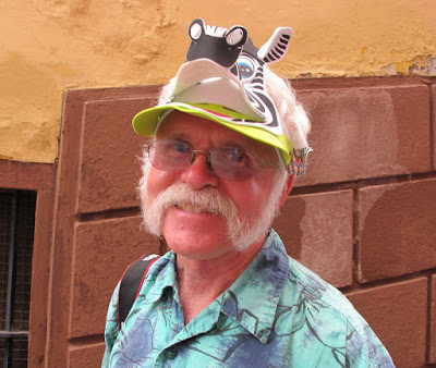Michael with zebra hat