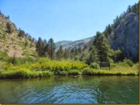 Canyon where Mann Gulch Fire occurred (blurry photo!) mann gulch