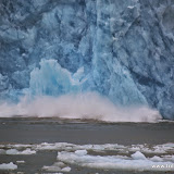 Calving no Glaciar no Tracy Arm - Juneau, Alaska, EUA
