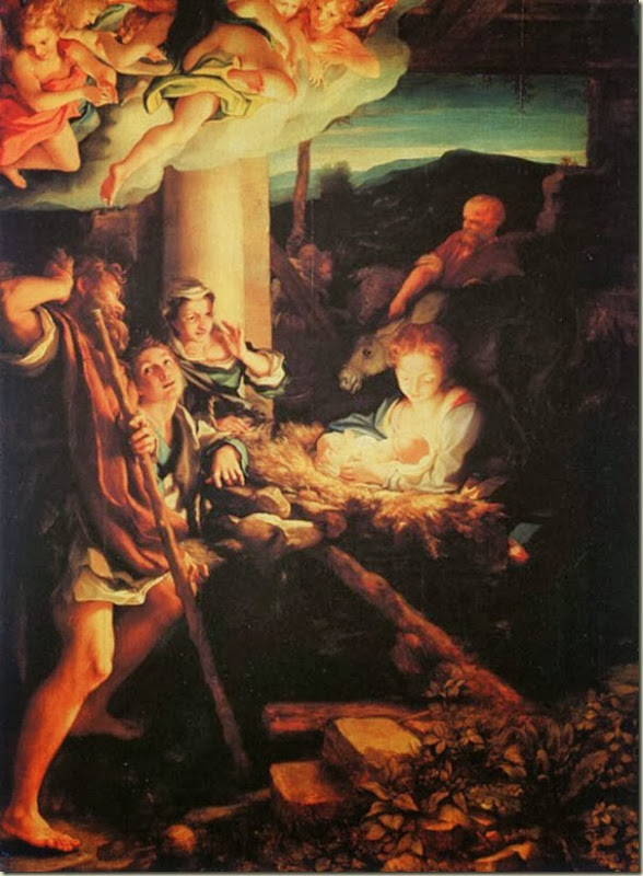 Le Corrège, Adoration des bergers Le Corrège, Adoration des bergers