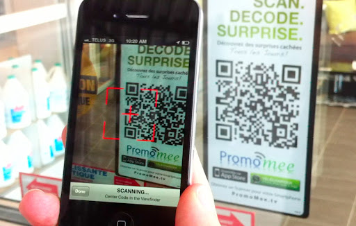 Consumers SCAN QR Codes & SCRATCH Mobile PROMOsat Retail Stores in Laval, Montreal, Quebec, CanadaInteractive Mobile Marketing - simplified!WE SETUP EVERYTHING FOR YOU.www.PromoMee.tv Consumers_Scan_QRCodes-2.jpg