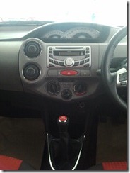 Toyota Etios Sedan interiors