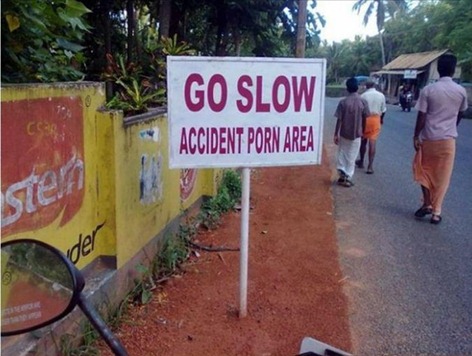 accident porn area