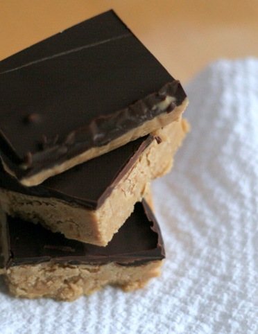 chocolate peanut butter squares 2
