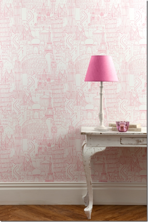 paris pink wallpaper london