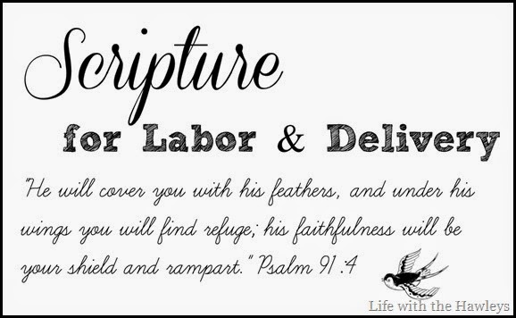 Scripture for Labor and Delivery