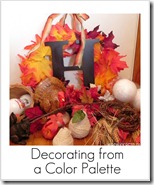 decorating from a color palette
