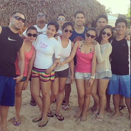 Maja Salvador and Gerald Anderson in Misibis Bay