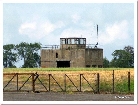 RAF East Fortunes control tower looking a bit forlorn.