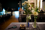Some scientific glassware floral arrangements at the reception. Some scientific glassware floral arrangements at the reception.
