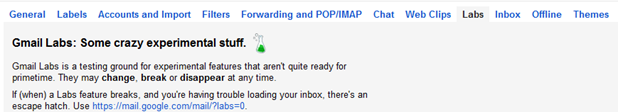 Gmail Labs Gmail Labs