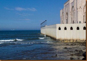 casablanca mosque on water casablanca mosque on water