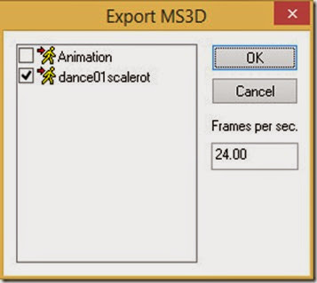 Export as MS3D Export as MS3D