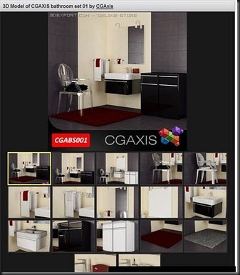 CGAXIS Bathroom Set 01_Reuploaded – free 3d max download