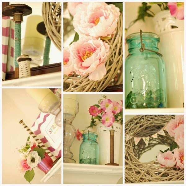Spring Mantel Colalge MajHoffTakesAWife.jpg Spring Mantel Colalge MajHoffTakesAWife