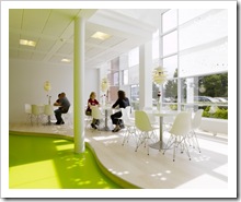 Green Offices Style of Interior Design in LEGO by Bosch and Fjord