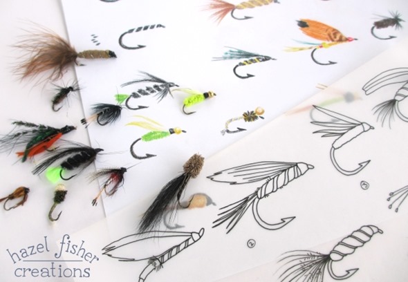 2014 July 08 fishing fly drawing