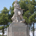 Primer pla del monument al Timbaler del Bruc