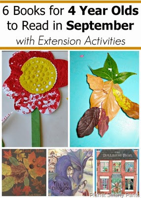 September Book Picks for 4 year olds with extension activities September Book Picks for 4 year olds with extension activities