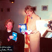Hillary Clinton US First Lady holding OA ticket with Loula Loi Alafoyiannis.jpg