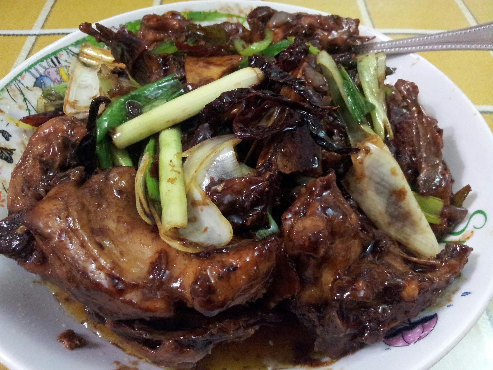 ZULFAZA LOVES COOKING Ayam masak cili kering & halia