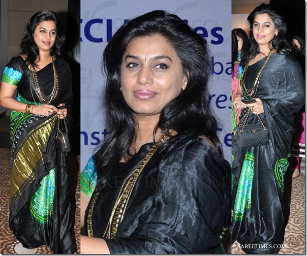 pinky_reddy_black_saree