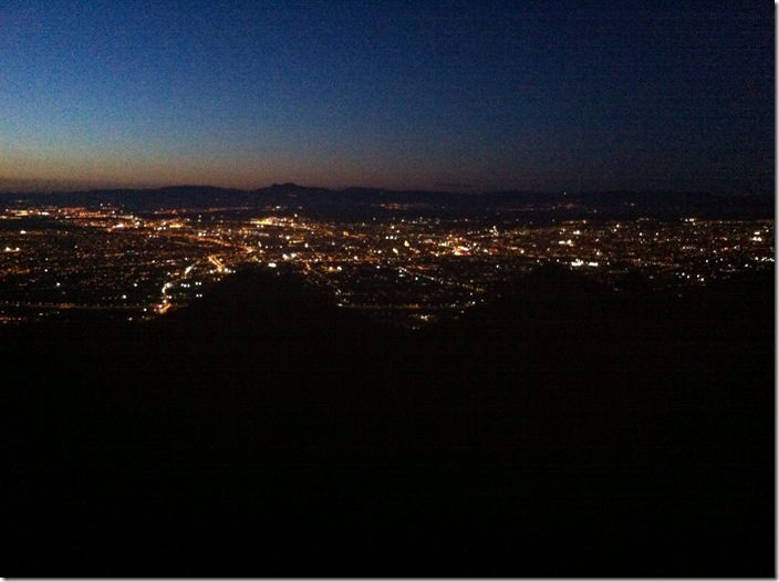 Murcia LaNuit desde la montaña Murcia LaNuit desde la montaña