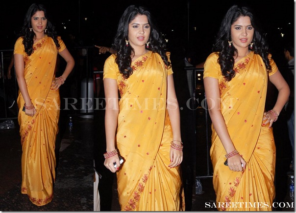 Deeksha_Seth_Yellow_Saree