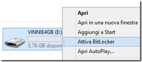 Attiva BitLocker