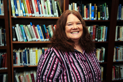 Janet Plemmons, 56, was diagnosed with Bipolar Disorder a year ago, and now works at the National Alliance on Mental Illness in Springfield. (Photo credit: Alex Crowder)