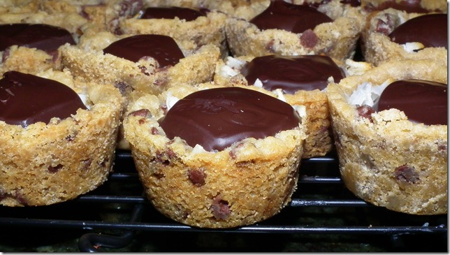 Mounds or Almond Joy Coconut Chocolate Chip Cookie Cups 11-30-11