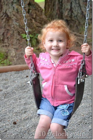 swinging girl