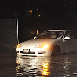 Vehicle stalled in roadway flooding at the botoom of the East Bound Hwy 50 34th Street Offramp. News_110314_Flooding_34thStOfframp