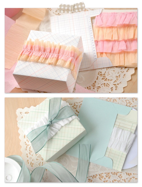 ruffle gift wrap