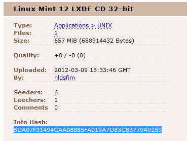 torrent-info-hash