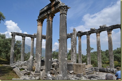 Euromos Temple of Zeus view from rear Euromos Temple of Zeus view from rear
