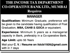 income tax-www.IndGovtJobs.in