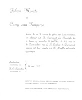 Monde, Johan en Tongeren,Corry van Huwelijk 10-06-1957.jpg