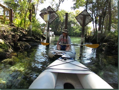 entrance to Three sisters springs