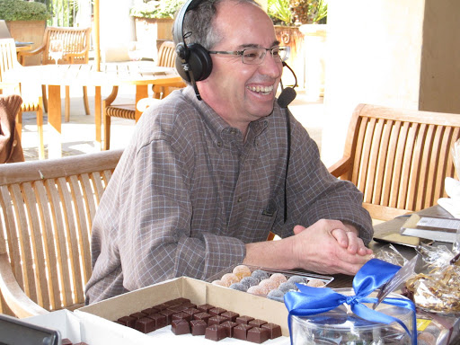 Chuck Siegel has a passion for chocolates and candies that are made with wine flavorings.