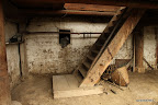 Way up in a traditional Tibetan house