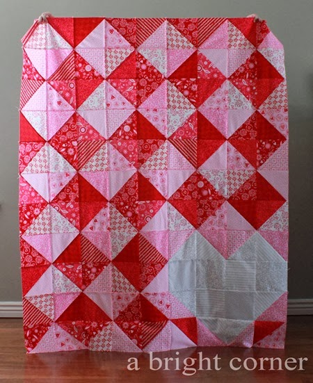Sweet Talk quilt pattern by A Bright Corner